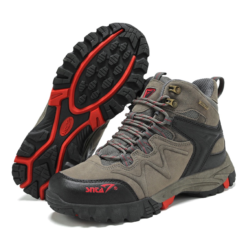 Sepatu Gunung Snta Hiking Boot Outdoor Shoes SNTA 496/503 Grey Red Trekking Adventure Original Water