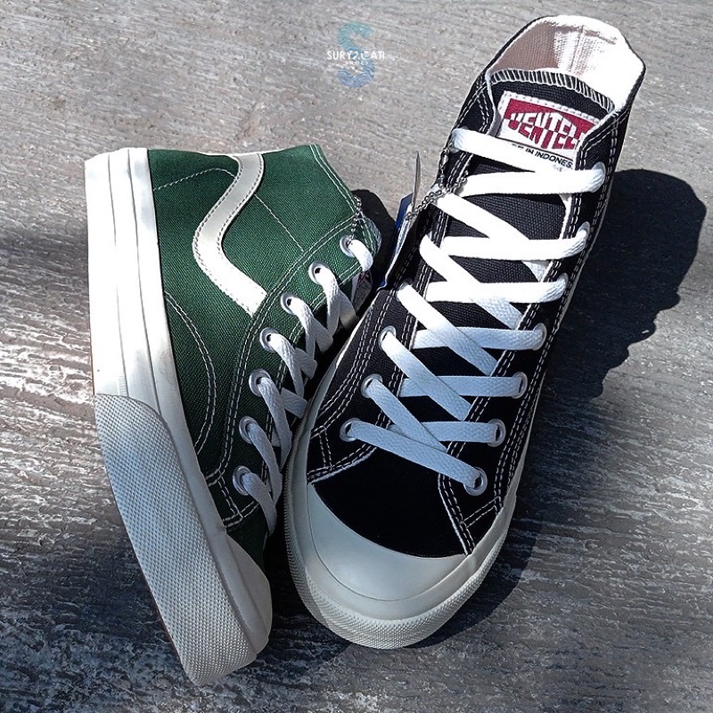 Sepatu Ventela Public  High Dark Green Original