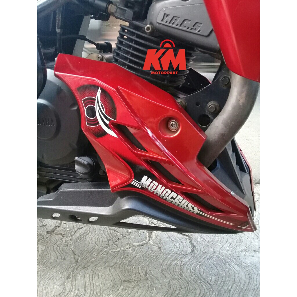 Tutup Engine Byson Cover Mesin Yamaha Byson Merah Hitam Putih Model Transformer