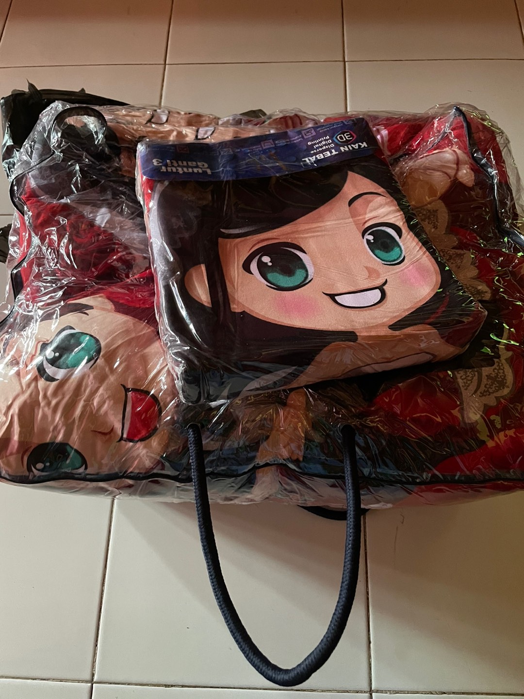 Vito Bedcover + Sprei 180x200 Motif Wedding Safari Modelista Kimberly Oakwood Pink - King 180 160 Bc