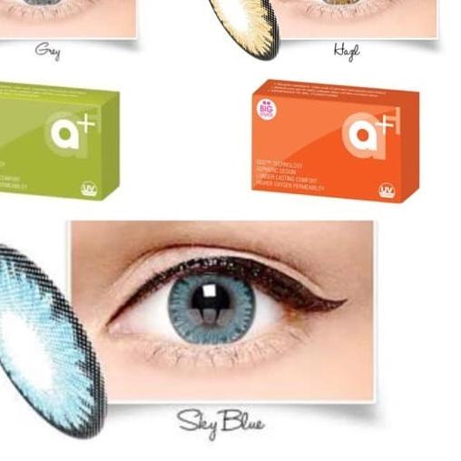 ➫ Softlens A+ Big eyes exoticon - Abu-abu ◊