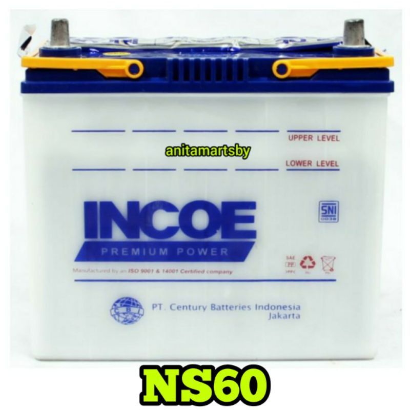 accu Incoe Premium Ns60 aki mobil TARUNA TERIOS AVANZA XENIA SWIFT