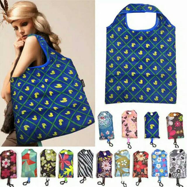Handbag 04 Tas Belanja Lipat Tas Jinjing Lipat Motif lucu