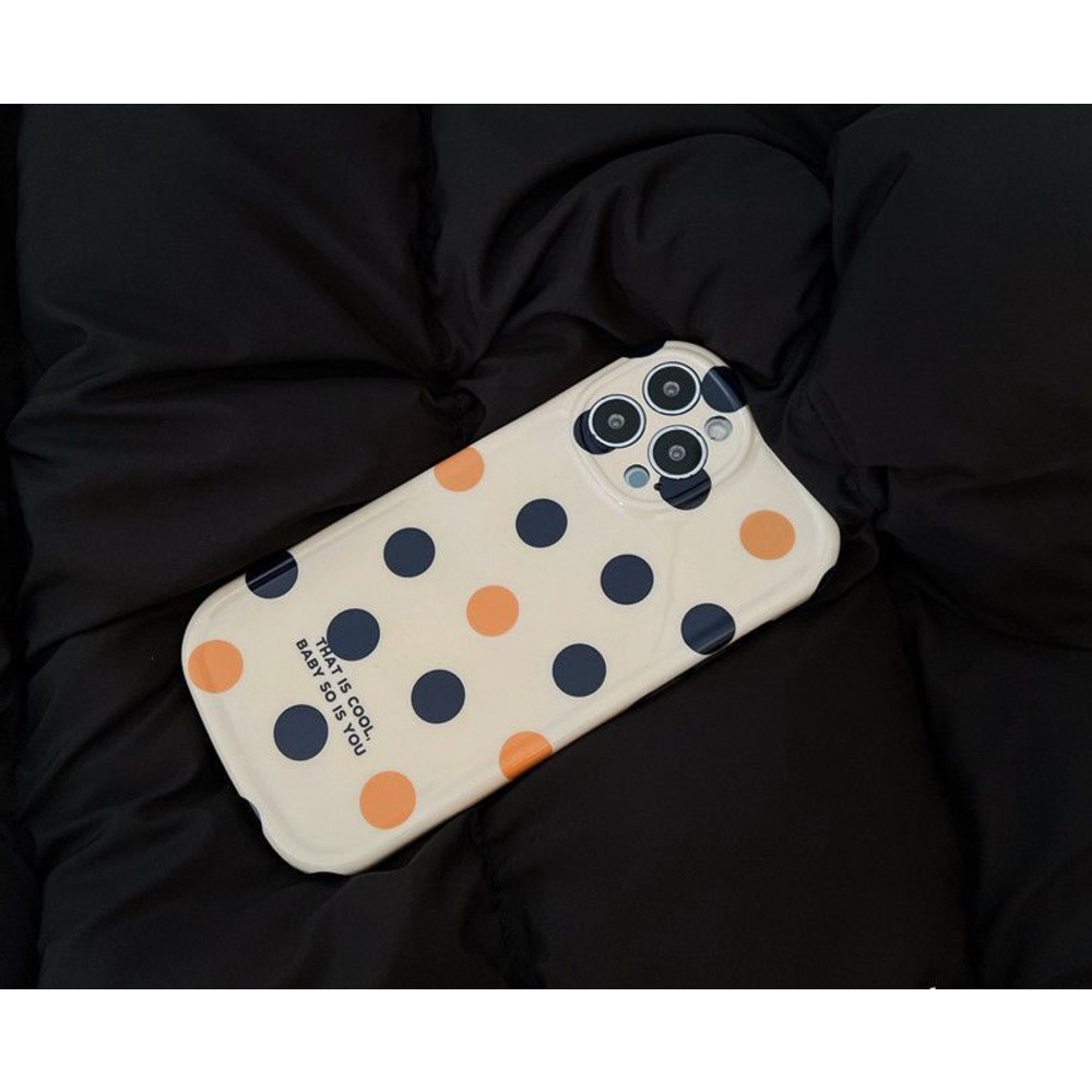 Case Motif Polkadot Untuk iPhone 12 13 11 Pro Max X Xs Max Xr oijnr