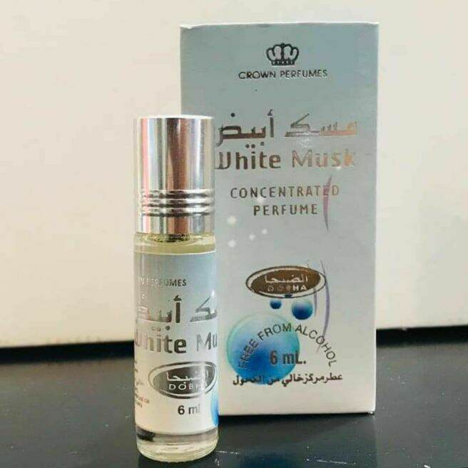 WHITE MUSK Parfum DOBHA Kemasan 6ml Minyak Wangi Roll On Non Alkohol