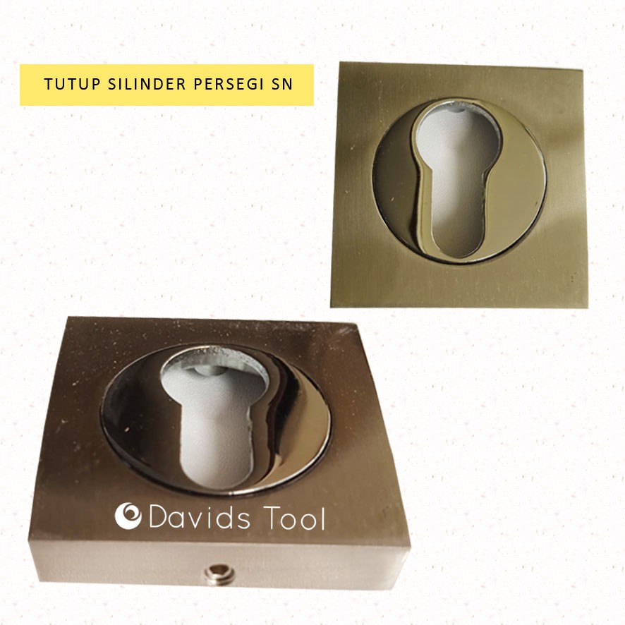 Tutup Lubang Kunci Silinder Cover Persegi SN