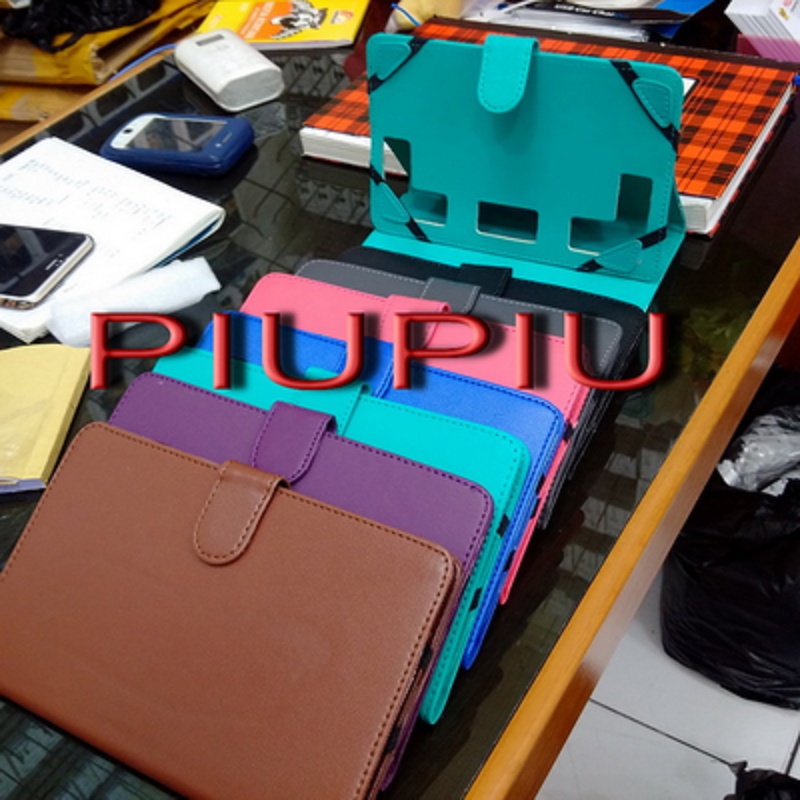 Book Cover Leather Case Piu Piu Standing Stand Universal Tab / Tablet PC 7  / 7 inch - Lenovo, Samsu