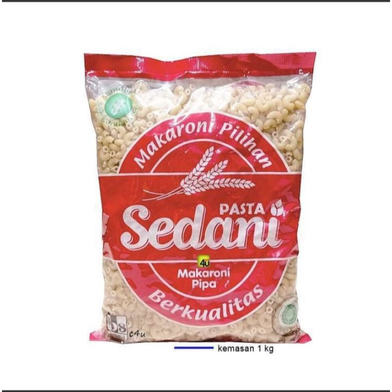 

Sedani makroni pipa - pasta pilihan berkualitas 1kg