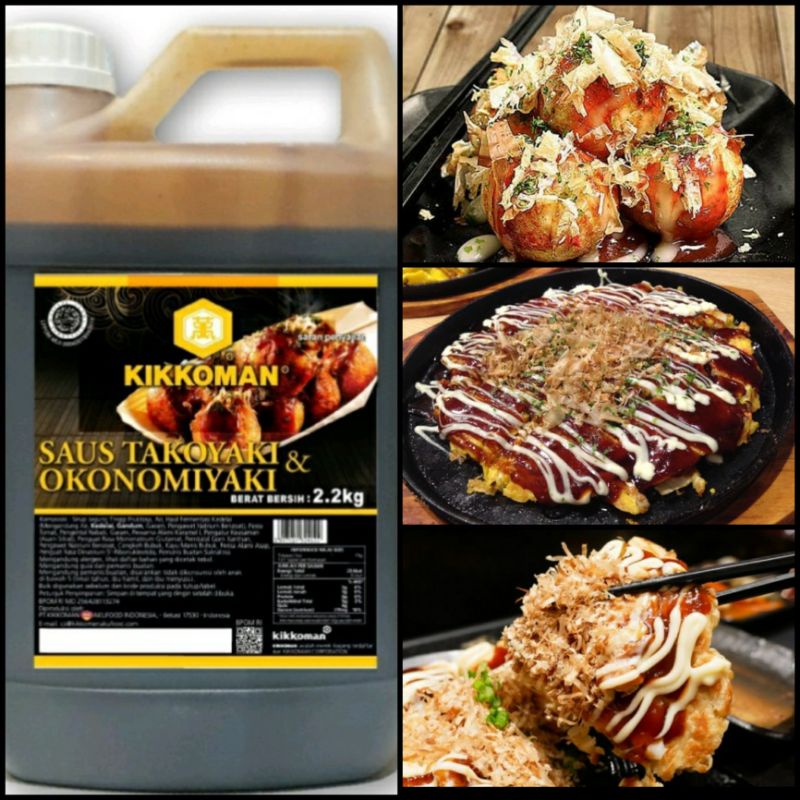 ✔MURAH Kikkoman Saus Takoyaki &amp; Okonomiyaki Repack 100ml / Saus Okonomiyaki / Saus Takoyaki