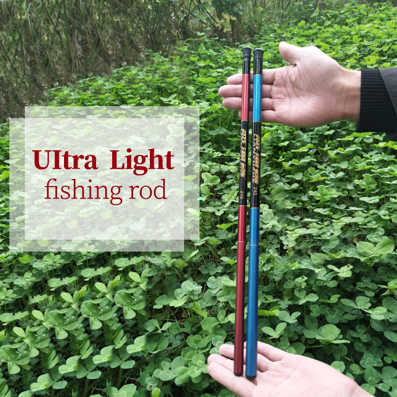 1.8m-5.4m Carbon Fiber Telescopic Fishing Rod Kutub