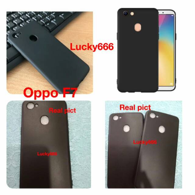Soft case matte oppo f7 silikon polos oppo f7 f 7 youth f7 fingerprint