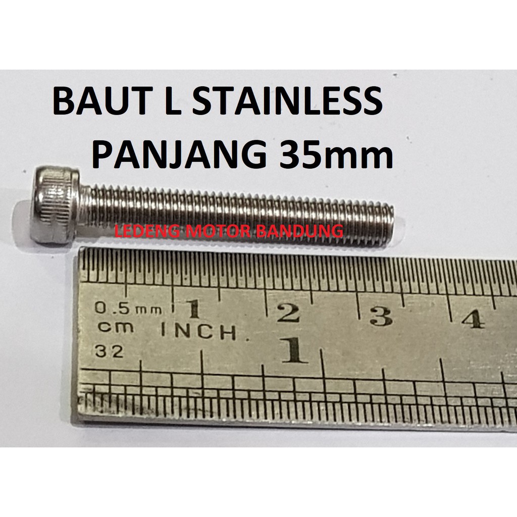 Baut L Stainless Windshield Nmax Visor Yamaha N-max Tidak karat