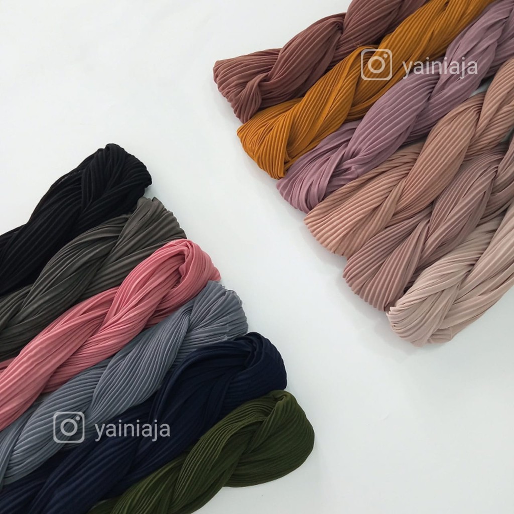 pashmina plisket premium kerudung pasmina jilbab fashion wanita muslim