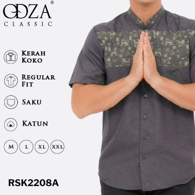 Baju Koko , Pakaian Muslim Pria ,Baju Muslim Merk Odza 3909G