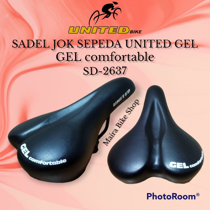 Sadel Jok sepeda UNITED GEL Comfortable Sadel Sepeda Gunung - Sepeda mini