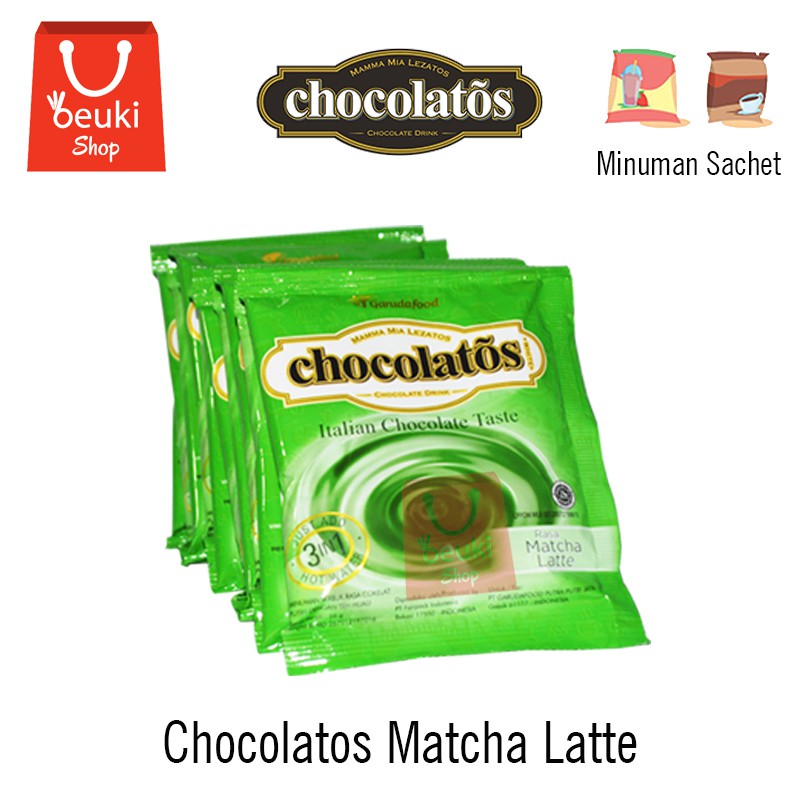 

Chocolatos Drink Rasa Matcha Minuman Serbuk Matcha - 10pcs x 26gr
