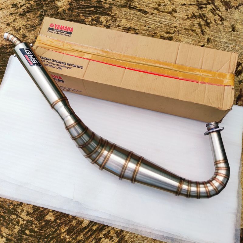 Knalpot RX KING Kolong Cobra Stainles Super Garing Istimewa Original GHS Racing