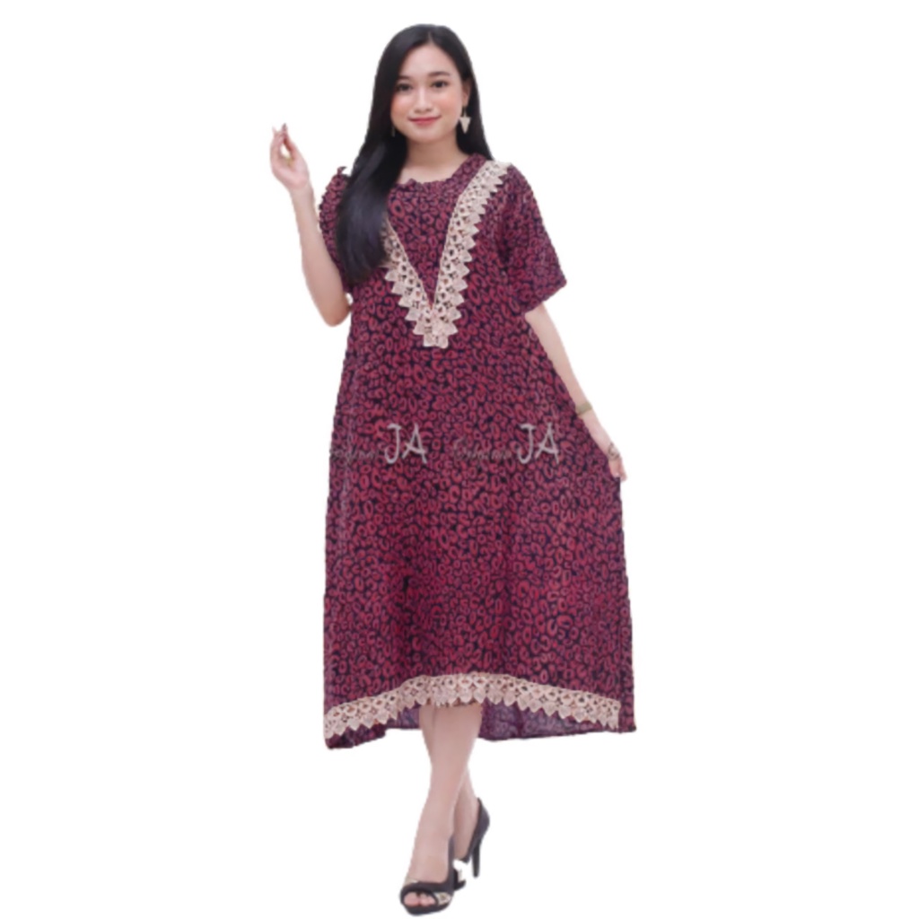 DASTER ARAB DLUSIA TUNIK HANIYAH|| RAYON SUPER GRADE A || RESLETING-Ds Macan Marun