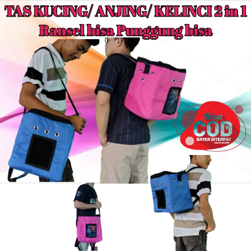 Tas Kucing / Travel Packbag cat / Pet Cargo / Tas Kucing Murah
