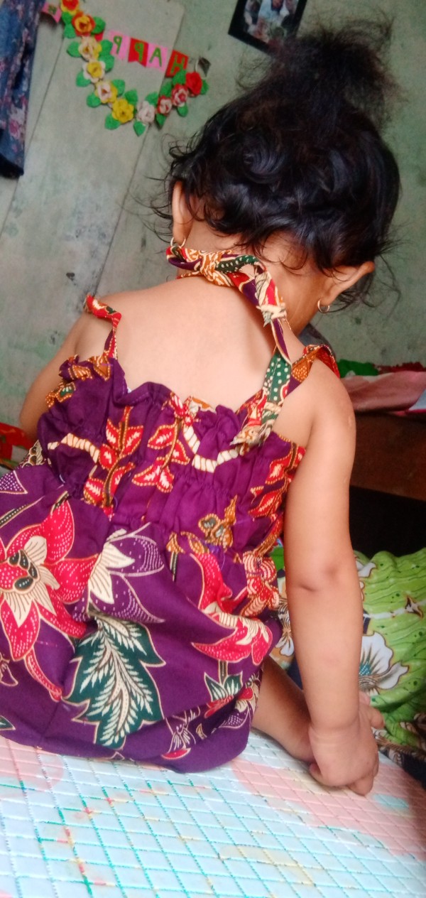 Dress Batik Bcl | Batik Anak | Dress Batik Anak