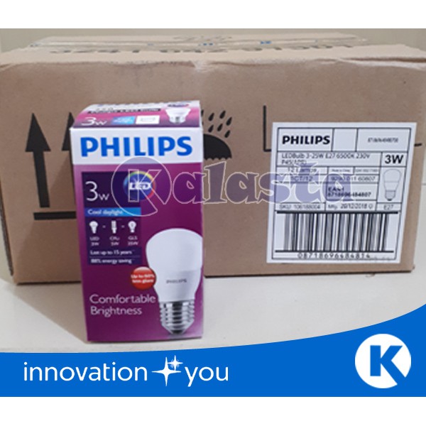 Lampu LED PHILIPS 3W PROMO TERMURAH PHILIPS 3Watt 3 W BERGARANSI