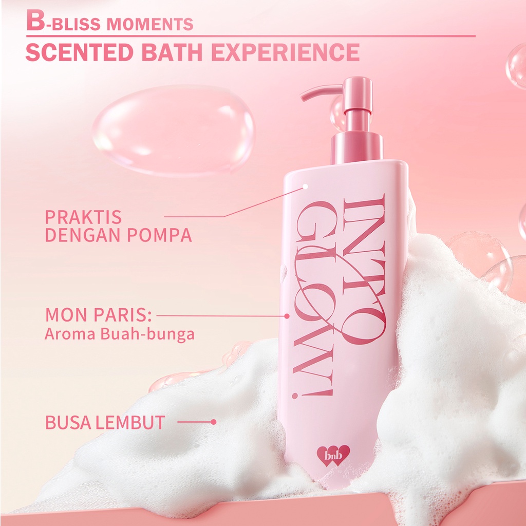 ⭐️ Beauty Expert ⭐️ BNB Barenbliss Into Glow! Mon Paris Brightening Body Wash - Sabun Mandi Cair untuk Mencerahkan Kulit