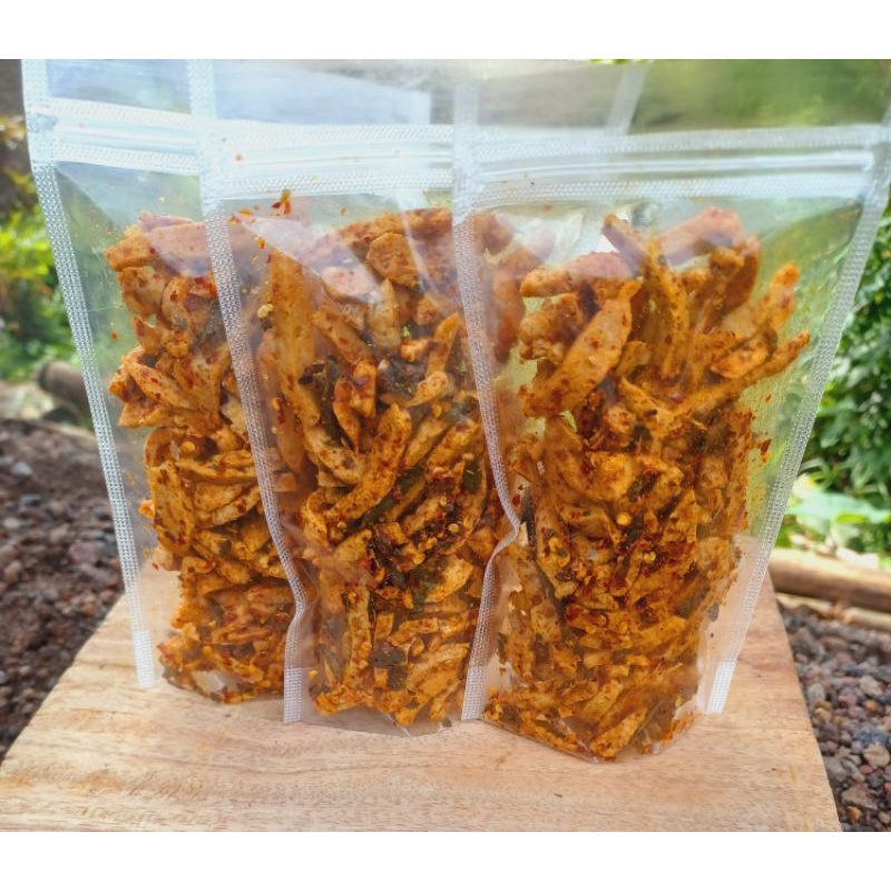 

PROMO BELI 5 GRATIS 1 BASRENG VIRAL PEDAS DAUN JRUK ISI 100 GRAM
