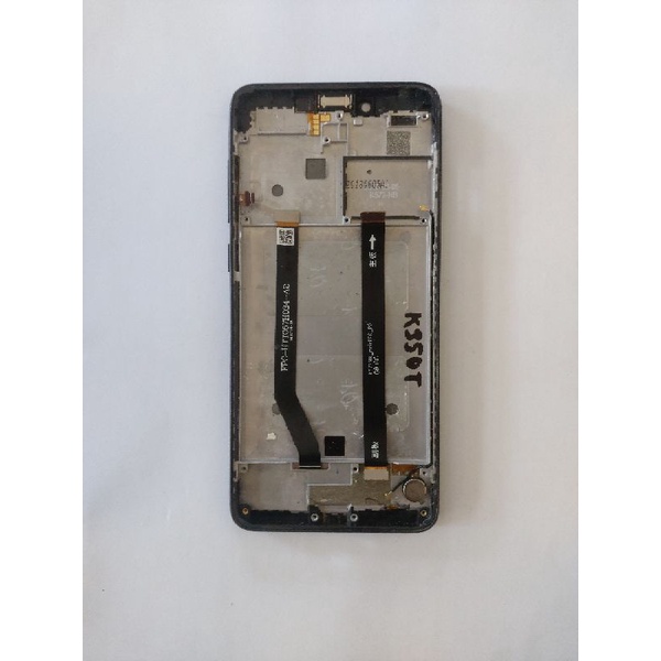 FRAME LCD + FLEXIBEL TOMBOL + EARPIECE LENOVO K350T ORIGINAL 100% CABUTAN