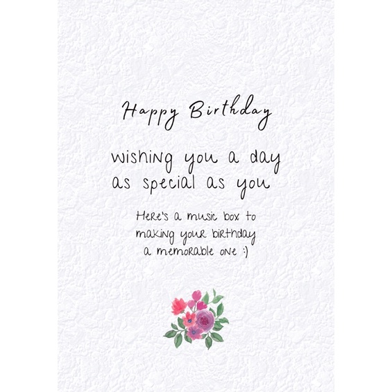 Music Box Happy Birthday Kotak Musik Ulang Tahun Kotak Musik Romantis Kayu Custom Kado Ulang Tahun Gratis Kartu Ucapan