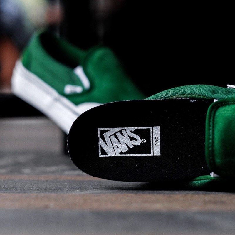 VANS SLIP-ON PRO AMAZON/GREEN ORIGINAL 100%