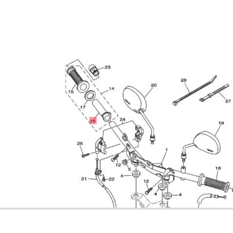 PIPA SELONGSONG GAS DALAM F1ZR FIZR F1Z FIZ R CRYPTON VEGA R JUPITER Z 105 110 BURHAN 115 ROBOT  LEXAM ORIGINAL YGP 5T4-F6243-00