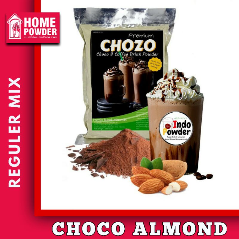 

Bubuk Minuman drink powder Chozo rasa Choco Coklat Almond 1Kg Minuman Coklat Enak dan Murah