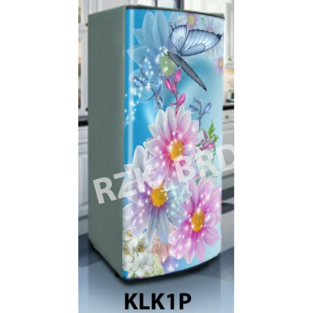 Stiker kulkas Pintu1 flowr hanya55ribu