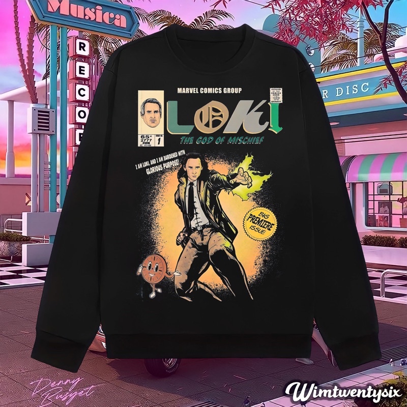 sweater | sweatshirt | crewneck | loki the god of mischief