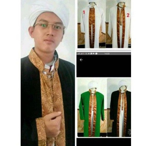 jubah luaran habaib songket