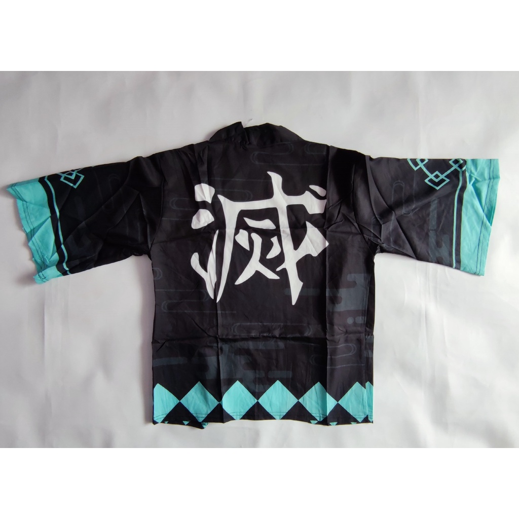 Baju Jepang Cosplay Kimono Kimetsu Demon Slayer Haori Dewasa Anime Tanjiro Giyu Kanji