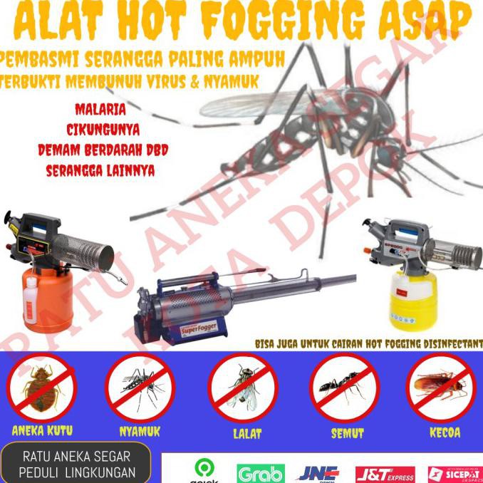 Mesin Alat Foging Fogging Disinfektan Mini Obat Racun Nyamuk Serangga - Botol 1 Liter