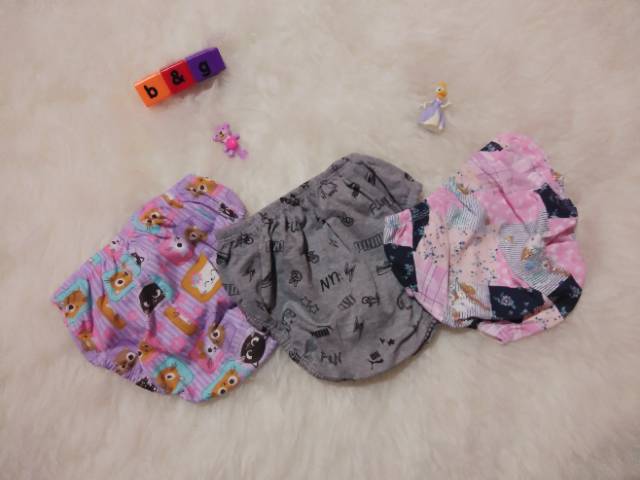 Celana dalam anak perempuan motif campur isi 3pcs