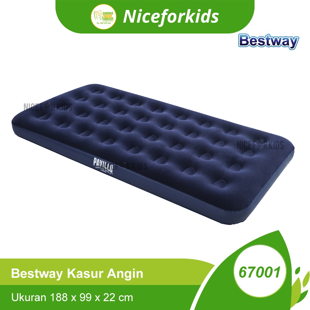 Kasur Angin Bestway 188 x 99 x 22 cm Kasur Angin Pompa, Kasur Angin