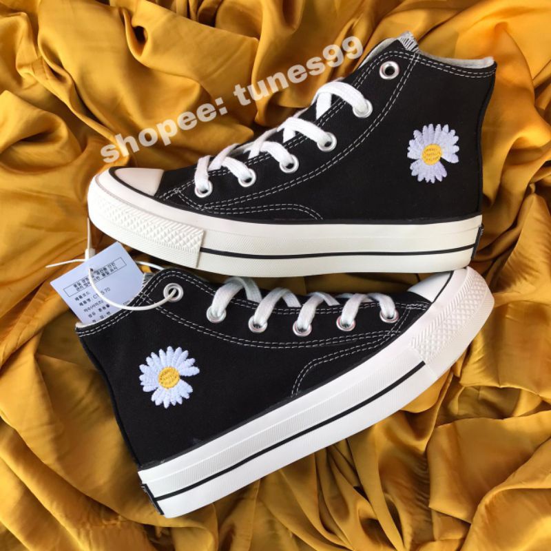 CONVERSE 70S PEACEMINUONE BLACK WHITE HIGH ( PEACE MINUS ONE) PREMIUM