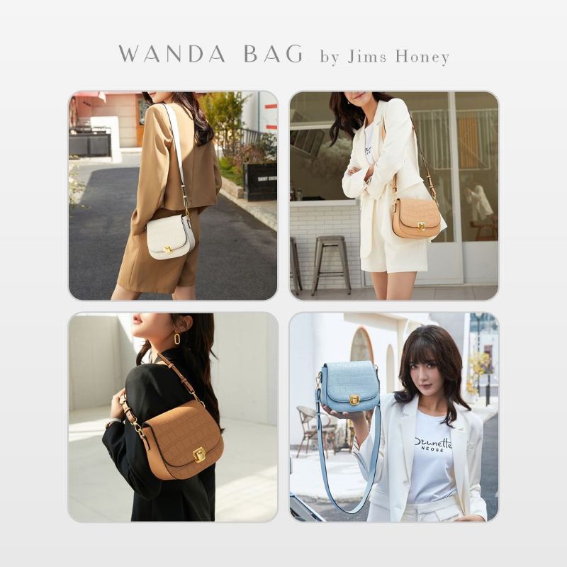 WANDA JIMSHONEY TAS KONDANGAN PARTY JIMS HONEY TERBARU SHOULDER BAG SLINGBAG TAS JINJING ELEGAN