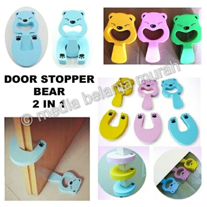 

GROSIR DOOR STOPPER BEAR 2 IN 1 - PENGGANJAL PINTU - PENAHAN PINTU
