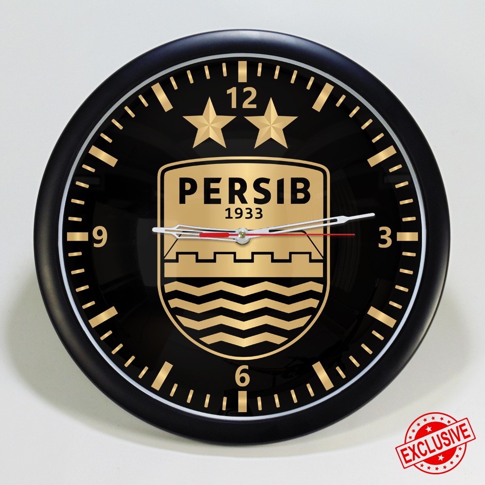 (ISTIMEWA &amp; BAGUS) JAM DINDING PERSIB GOLD - LIMITED EDITION