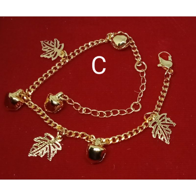 PP01. Gelang xuping wanita lapis emas gelang kaki