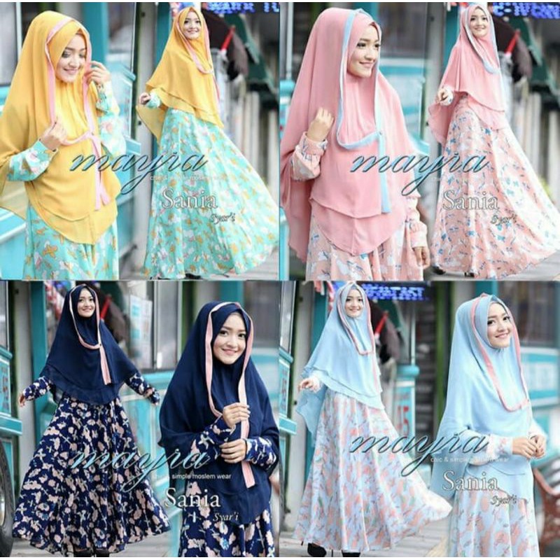 Setelan Dress Mayra Sania Syar'i Original