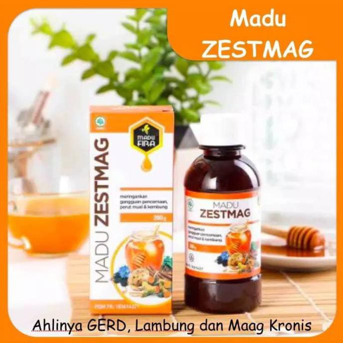 Madu ZESTMAG Original obat Herbal Atasi Sakit Maag Penurun Asam lambug-4