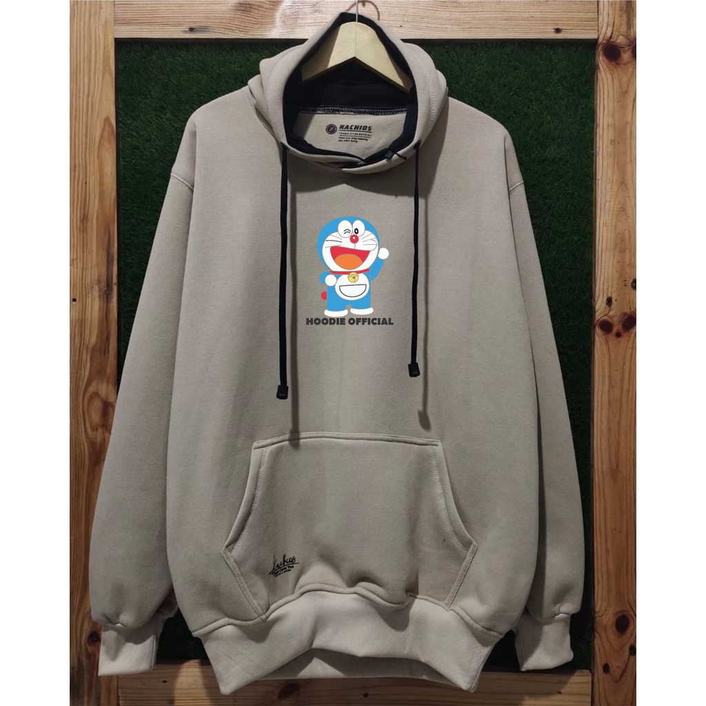 ALWI STORE hoodie switer pria switer cowo kachios one piece keren gambar doraemon putih switer terba