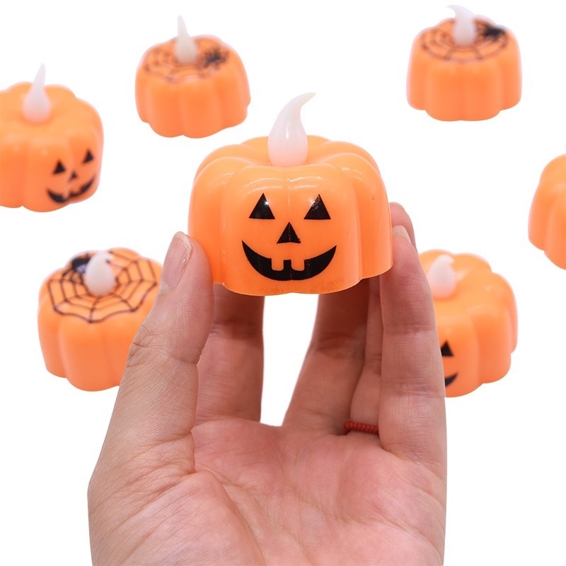 Lampu LED Bentuk Labu Halloween Untuk Dekorasi Pesta