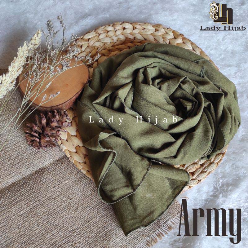 Pashmina Diamond Sabyan 175 x 75 Lebih Panjang Pashmina Diamond 175 x 75 HIJAB PASMINA MALAYSYE-ARMY