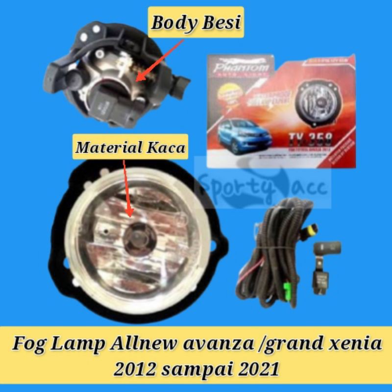 Fog lamp allnew avanza xenia 2012 - 2022